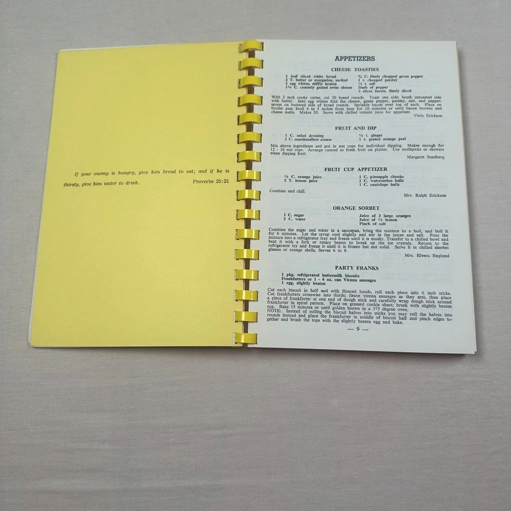 Making Of Many Evangelical Covenant Church Vintage Cookbook Des Moines Iowa 1971